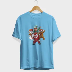 Santa And Friends Half Sleeve T-Shirt
