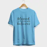 Blessed Believes Half Sleeve T-Shirt