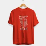 Faith Over Fear Half Sleeve T-Shirt