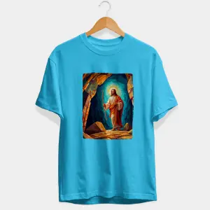 Jesus Portrait Half Sleeve T-Shirt