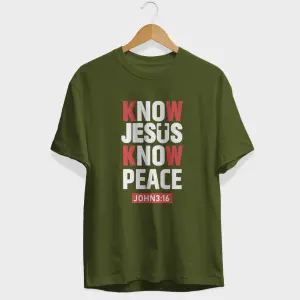 Know Jesus Half Sleeve T-Shirt