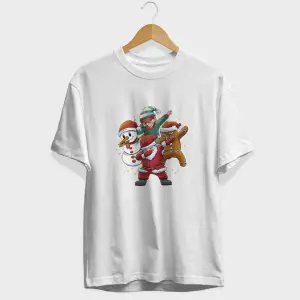 Santa And Friends Half Sleeve T-Shirt